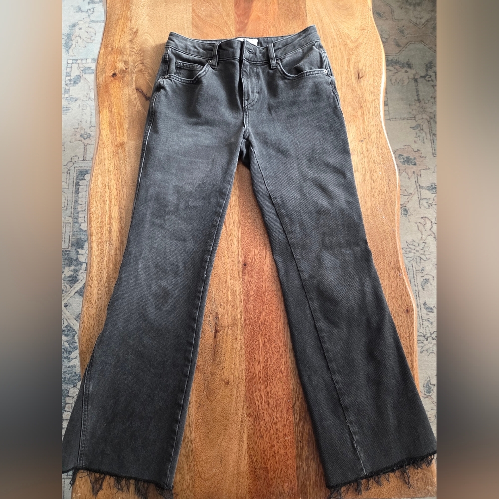 Free People Women's Charcoal Denim Jeans